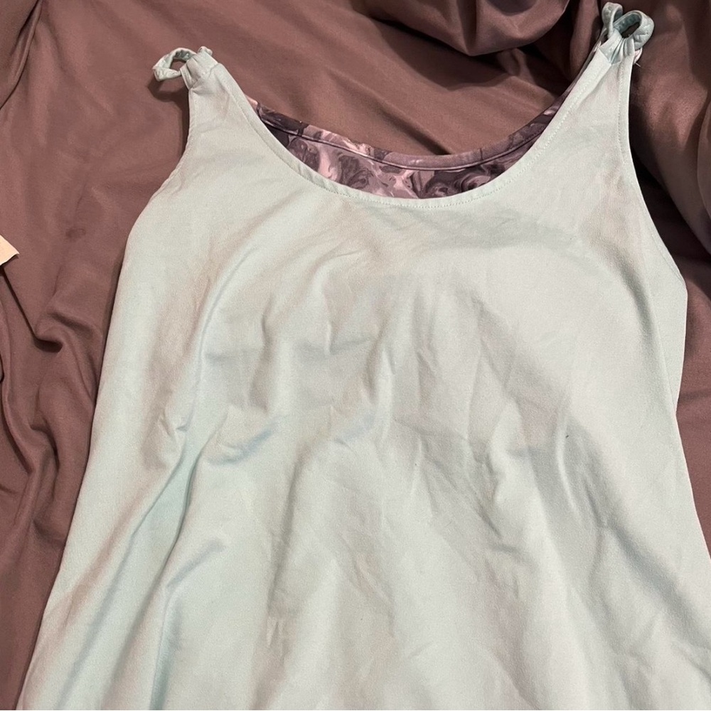 Calia by Carrie Underwood tank top, two toned